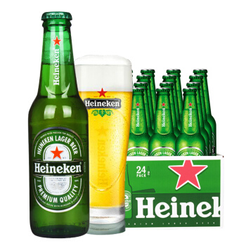 Heineken啤酒瓶装330mL（荷兰）